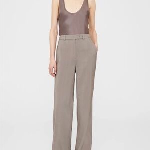 Anine Bing Tan Wide Leg Pant